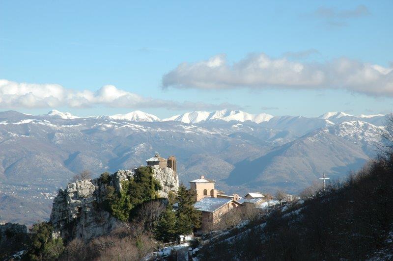 Santuario della Mentorella sul Monte Guadagnolo (Capranica prenestina)